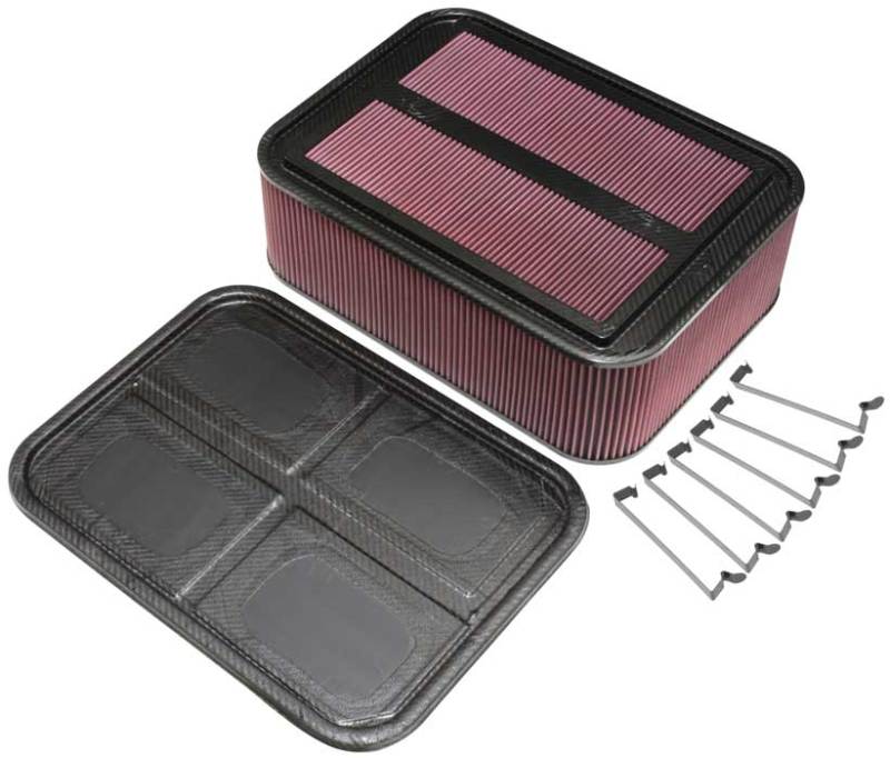 K&N Custom Racing Assembly Carbon Fiber Air Box - Large - Mammoth Racing -