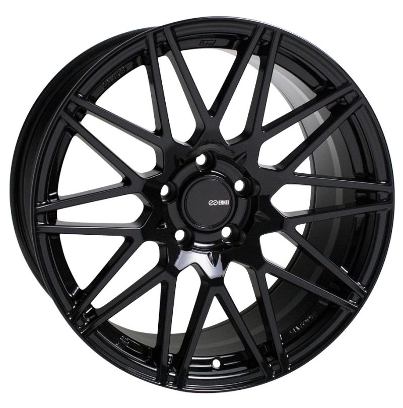 Enkei TMS 18x9.5 5x114.3 38mm Offset 72.6mm Bore Gloss Black Wheel - Mammoth Racing -