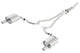Borla S Type Cat Back 15-17 Ford Mustang 2.3L EcoBoost MT/AT 2.25in pipe 4in tip - My Store