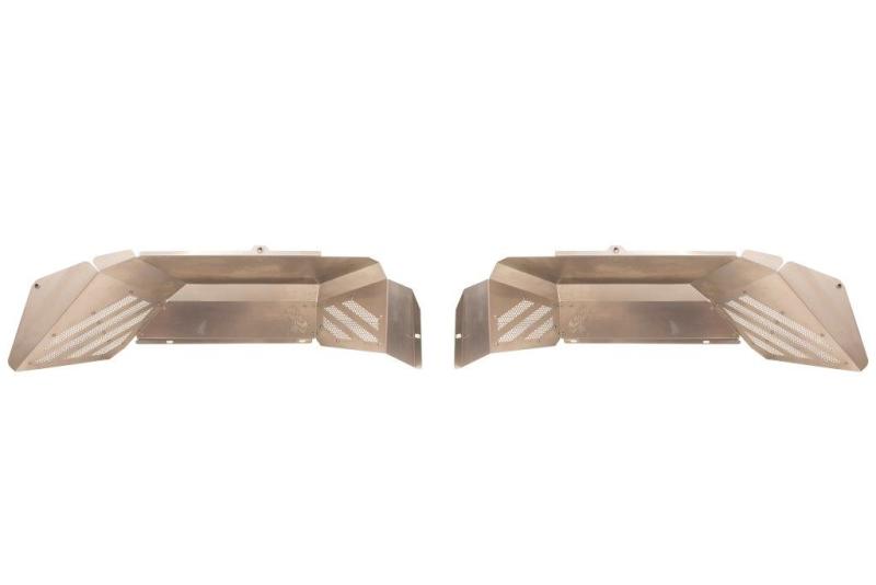 Fishbone Offroad 2020+ Jeep Gladiator Inner Fenders Rear Raw Aluminum - My Store