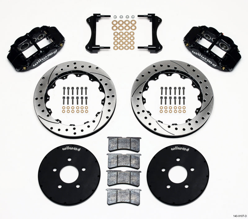 Wilwood Narrow Superlite 6R Front Hat Kit 12.88in Drilled 1994-2004 Mustang - My Store