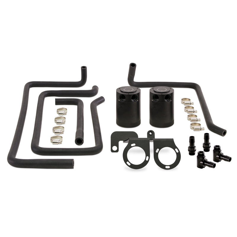 Mishimoto 09+ Nissan 370Z Direct Fit Baffled Oil Catch Can - Black - Mammoth Racing -