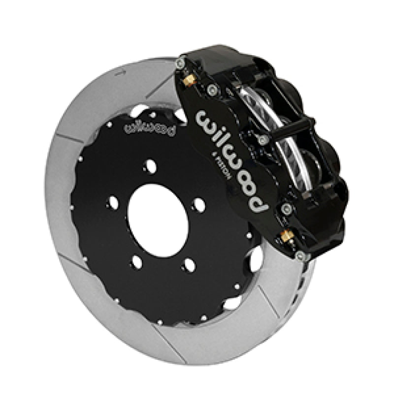 Wilwood Narrow Superlite 6R Front Big Brake Kit 12.88in Slotted Black 05-11 Ford Crown Victoria - My Store