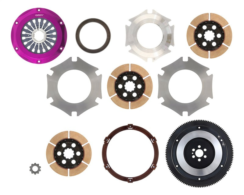 Exedy 1993-1994 Nissan Skyline GTR L6 Hyper Triple Cerametallic Clutch Rigid - Mammoth Racing -