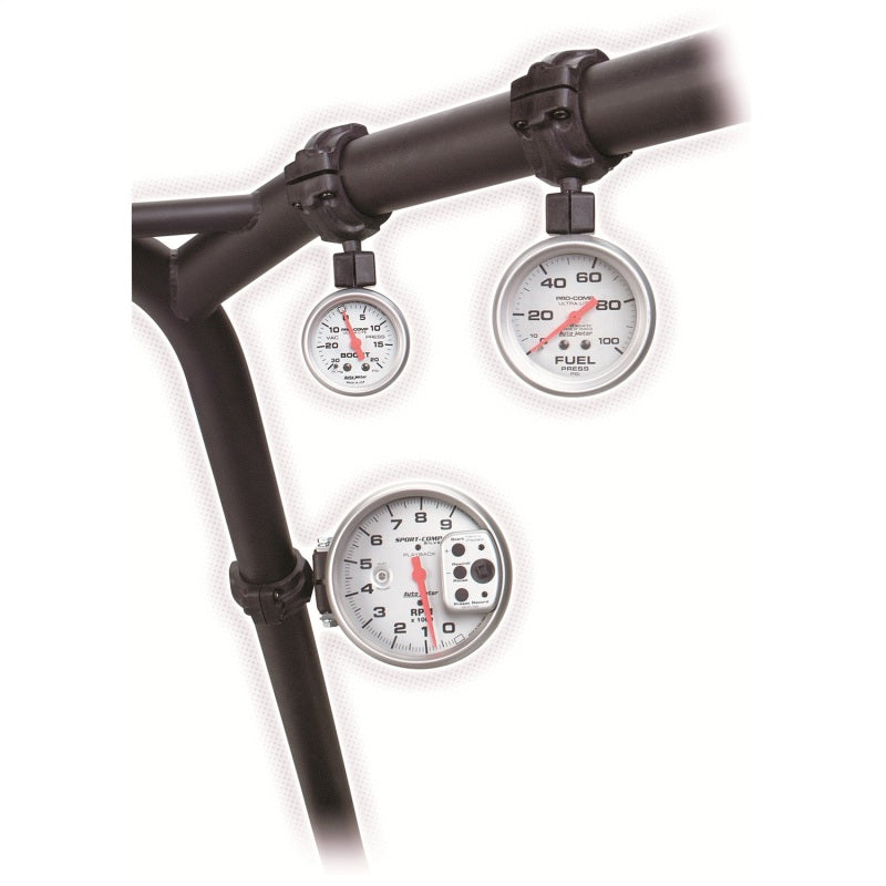 Autometer 5in Pedestal Tach Black Roll Pod for 1 1/2 inch Roll Cage - My Store