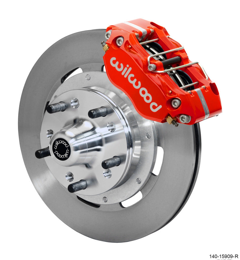 Wilwood Dynapro 4R Front Kit 11.75in Ultralite HP Rotors - Red - My Store
