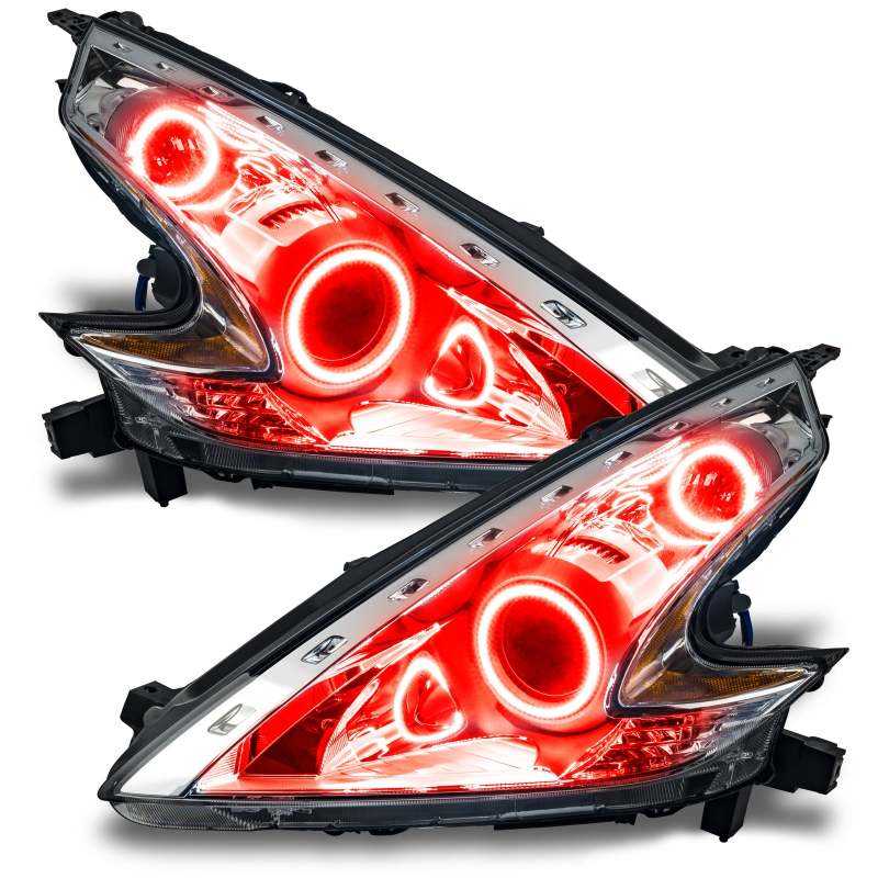 Oracle Nissan 370 Z 09-20 LED Dual Halo Kit - Red - Mammoth Racing -