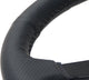 NRG Sport Steering Wheel (350mm / 1.5in Deep) Black Leather Black Stitch w/Matte Black Solid Spokes - My Store