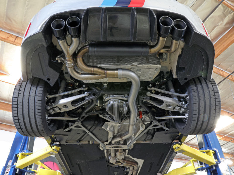 aFe MACHForce XP Exhausts Cat-Back SS 19-21 BMW M2 Competition L6-3.0L w/Black Tips - Mammoth Racing -