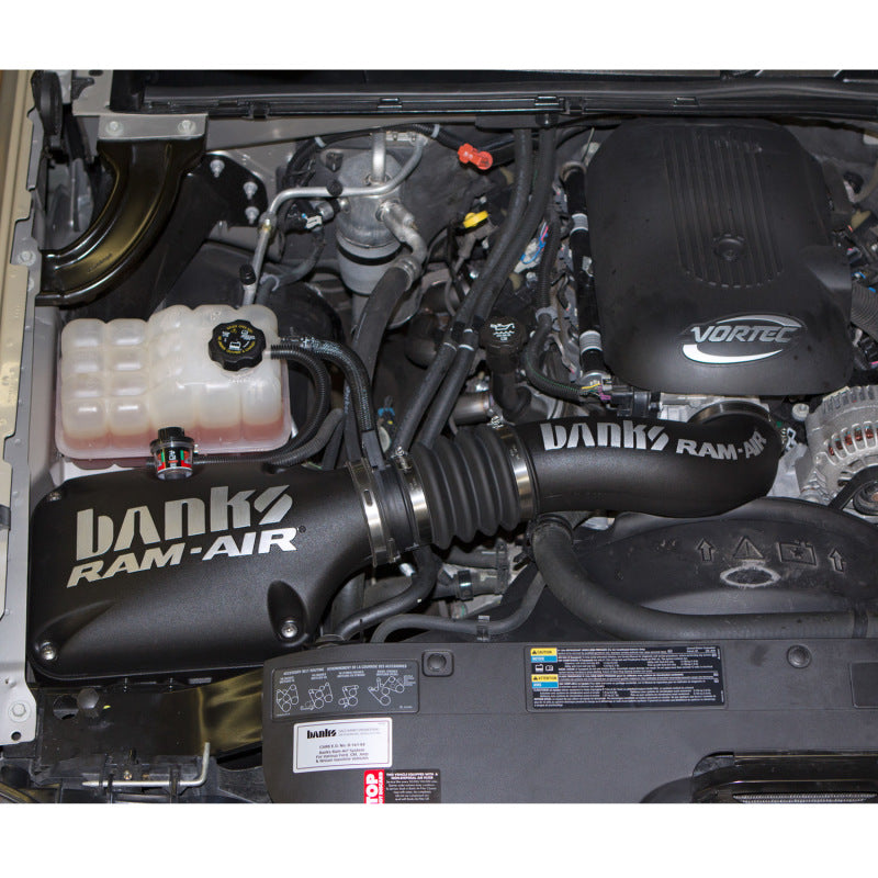 Banks Power 99-08 Chev/GMC 1500-W/Elec Fan Ram-Air Intake System - Dry Filter - Mammoth Racing -