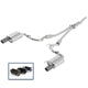 Ford Racing 18+ Mustang 2.3L EcoBoost Cat-Back Sport Exhaust System w/Carbon Fiber Tips - Mammoth Racing -
