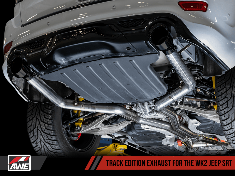 AWE Tuning 2020 Jeep Grand Cherokee SRT Track Edition Exhaust - Diamond Black Tips - My Store