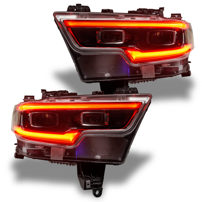 Oracle 19-21 RAM 1500 Projector LED Headlight DRL Upgrade Kit - ColorSHIFT RGBW+A w/ 2.0 Controller - Mammoth Racing -