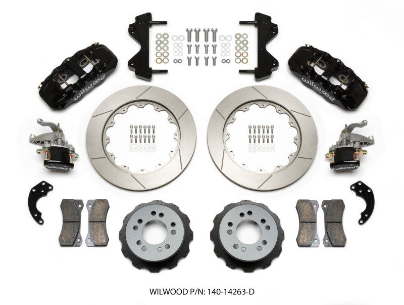 Wilwood Aero4 / MC4 Rear Kit 14.00 Currie Pro-Tour Unit Bearing Floater - My Store