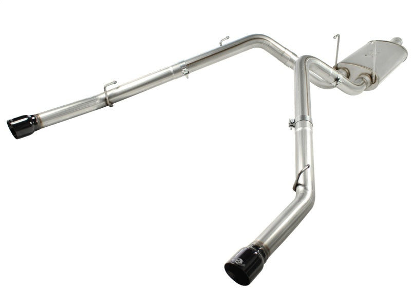 aFe MACHForce XP Exhausts Cat-Back SS-409 EXH CB Dodge Ram 1500 5.7L HEMI 09-13 Glossed Black - Mammoth Racing -