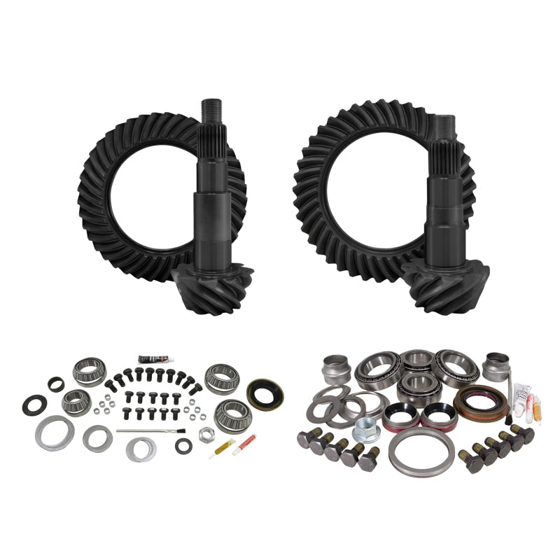 Yukon Gear & Install Kit Package For Jeep JK Rubicon in a 5.38 Ratio - Mammoth Racing -