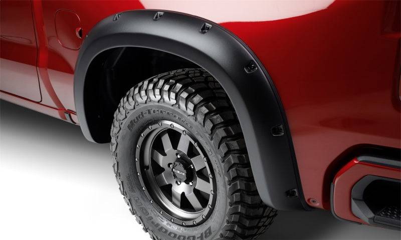 Bushwacker Chevy 16-18 1500 / 15-19 2500/2300 Forge Style Flares 4pc - Black - Mammoth Racing -