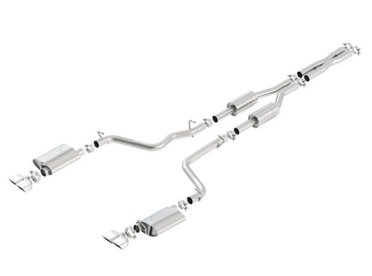 Borla 09-14 Dodge Challenger R/T 5.7L RWD 2Dr. 2.5in. ATAK CB Exhaust - Dual Split Rear Exit - Mammoth Racing -