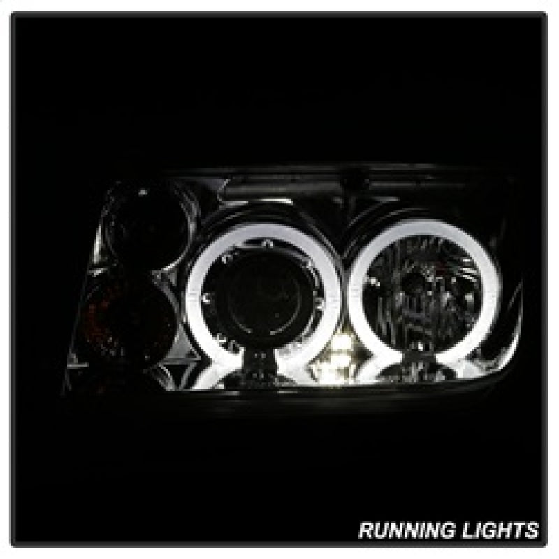 Spyder Volkswagen Jetta 99-05 Projector HeadlightsLED Halo Chrm PRO-YD-VJ99-HL-C - Mammoth Racing -