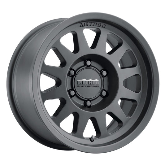 Method Mr704 17x8.5 0mm Offset 8x170 130.81mm CB Matte Black Wheel