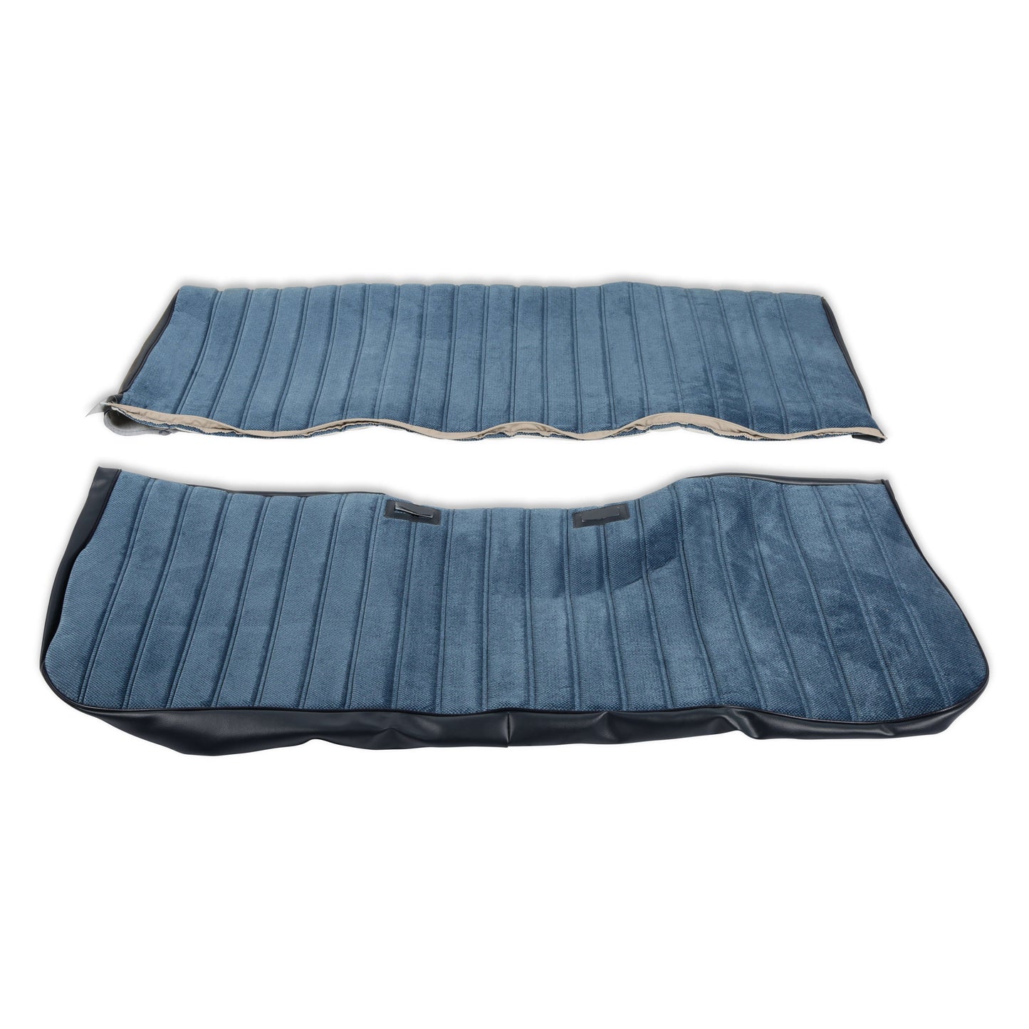 Holley 05-297 1981-87 C/K Full Plt Seat Vinyl/Cloth Blue - Mammoth Racing -