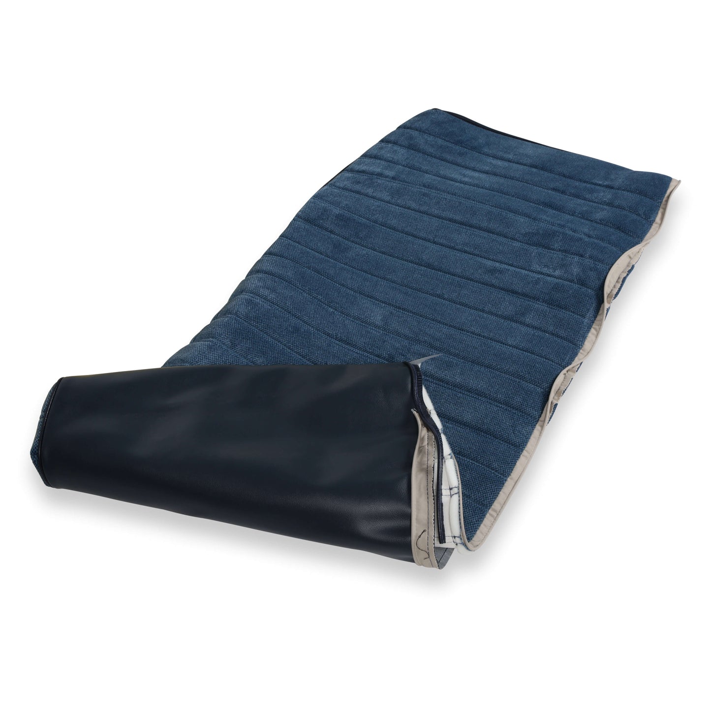 Holley 05-297 1981-87 C/K Full Plt Seat Vinyl/Cloth Blue - Mammoth Racing -