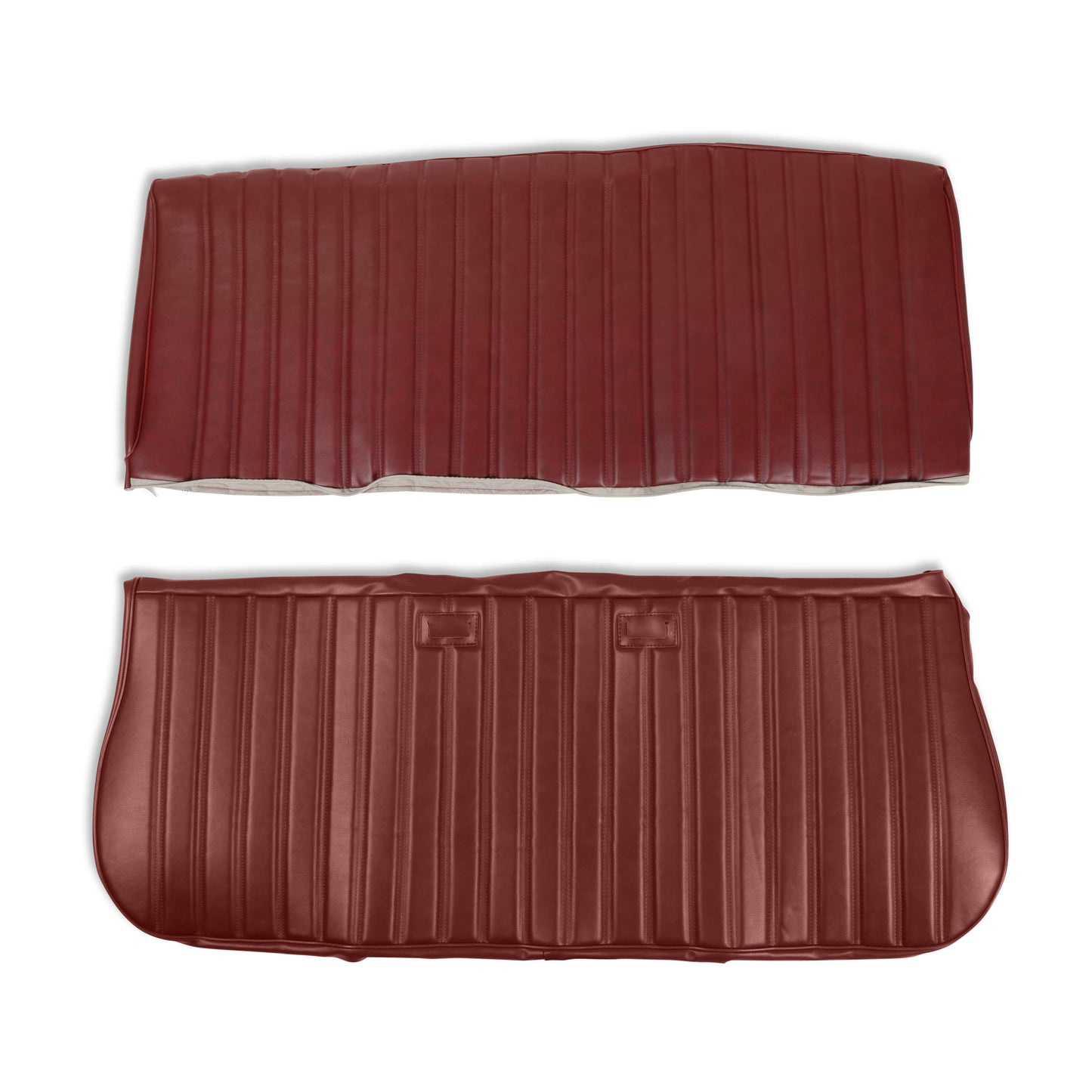 Holley 05-301 1981-1987 C/K Full Pleat Seat Vinyl Maroon - Mammoth Racing -
