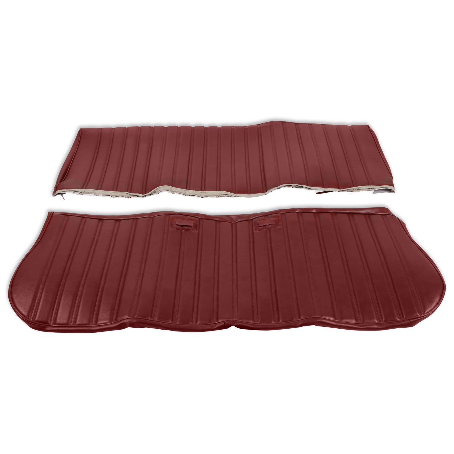 Holley 05-301 1981-1987 C/K Full Pleat Seat Vinyl Maroon - Mammoth Racing -