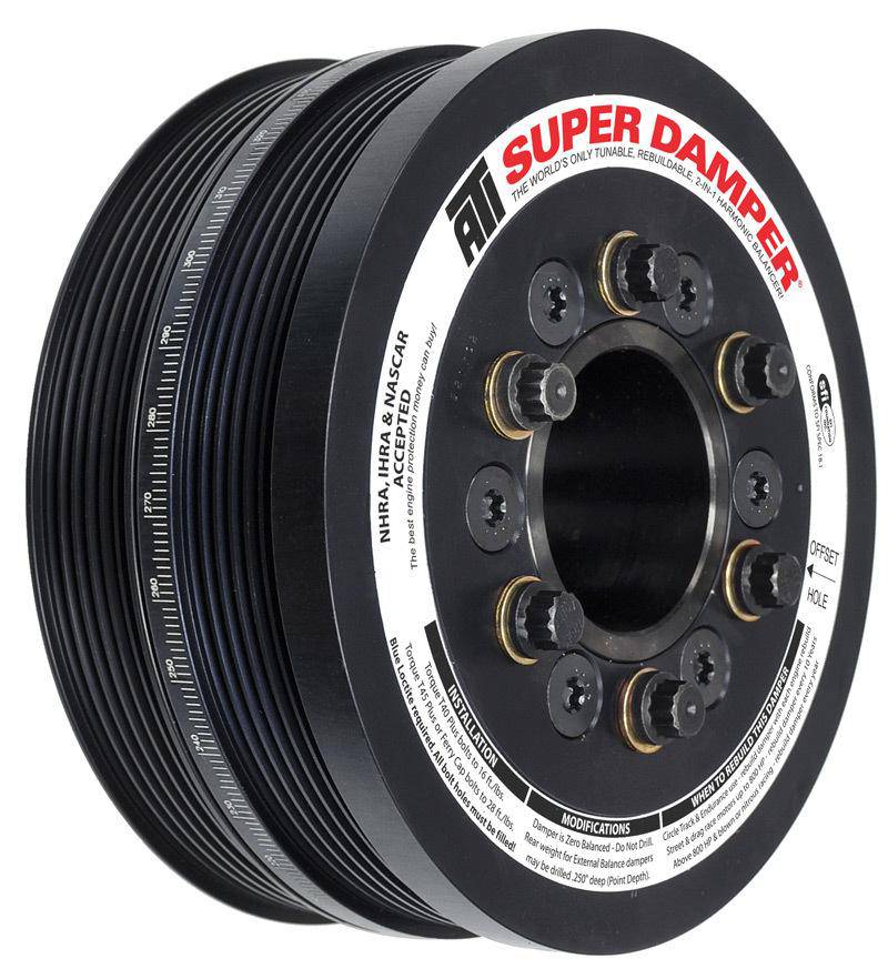 ATI Damper - 6.78in - Alum - (2) 6 Grv - Ford Coyote 5.0L - w/A/C Pulley - OEM Size - My Store