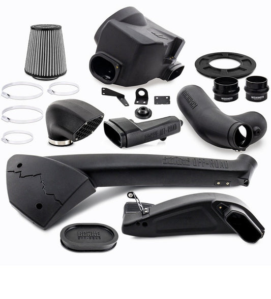 Mishimoto BORNE Off-Road 17+ Ford F-150 3.5L Snorkel & Performance Intake w/ Dry Washable Filter - Mammoth Racing -