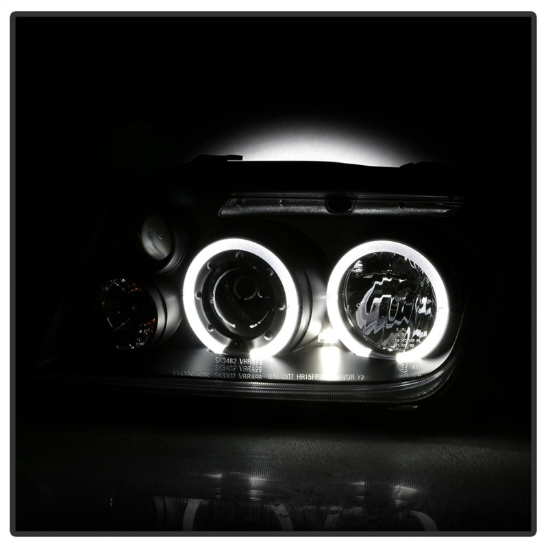 Spyder Volkswagen Jetta 99-05 Projector HeadlightsLED Halo Blk PRO-YD-VJ99-HL-BK - Mammoth Racing -
