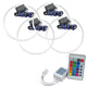 Oracle Jeep Grand Cherokee 05-10 Halo Kit - ColorSHIFT w/ Simple Controller - Mammoth Racing -