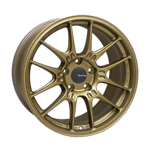 Enkei GTC02 18x9.5 5x120 45mm Offset 72.5mm Bore Titanium Gold Wheel - Mammoth Racing -