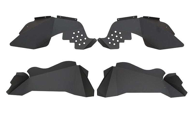 Fishbone Offroad 07-18 Jeep JK Wrangler Front/Rear Inner Fenders -Aluminum - Blk Pwdrcoat (Set Of 4) - My Store
