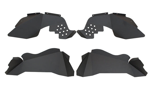 Fishbone Offroad 07-18 Jeep JK Wrangler Front/Rear Inner Fenders -Aluminum - Blk Pwdrcoat (Set Of 4) - My Store