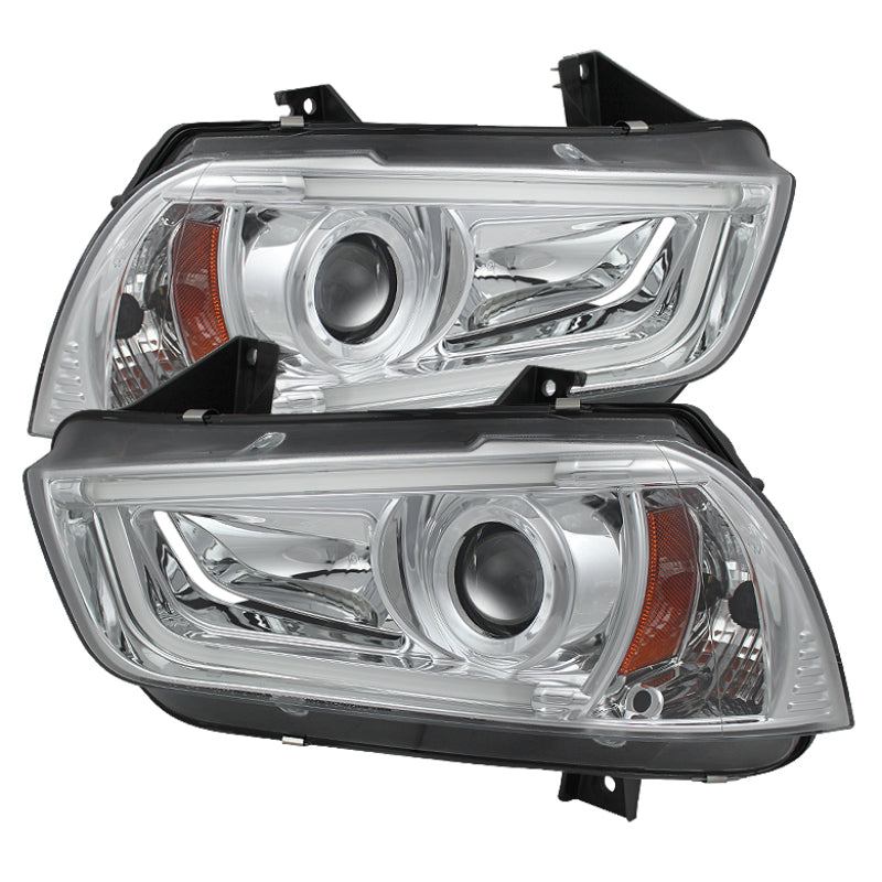 Spyder Dodge Charger 11-14 Projector Headlights Xenon/HID Model- DRL Chrm PRO-YD-DCH11-LTDRL-HID-C - Mammoth Racing -