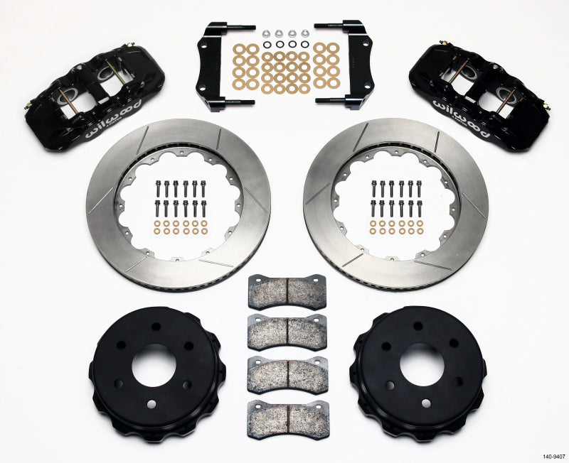 Wilwood Aero4 RearTruck Kit 14.25in 1999-2010 GM 1500-suv 1 Piston OE Caliper - My Store