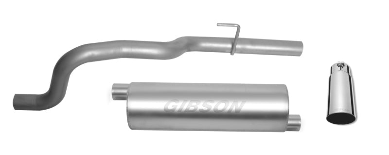 Gibson 02-04 Jeep Grand Cherokee Laredo 4.0l 2.5in Cat-Back Single Exhaust - Aluminized - Mammoth Racing -
