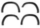 Bushwacker 14-19 Toyota Tundra w/ 66.7in Bed DRT Style Flares 4pc - Black - Mammoth Racing -