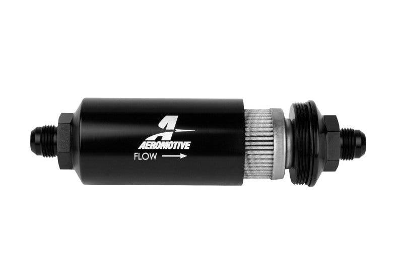 Aeromotive In-Line Filter - (AN -08 Male) 100 Micron Stainless Steel Element - My Store
