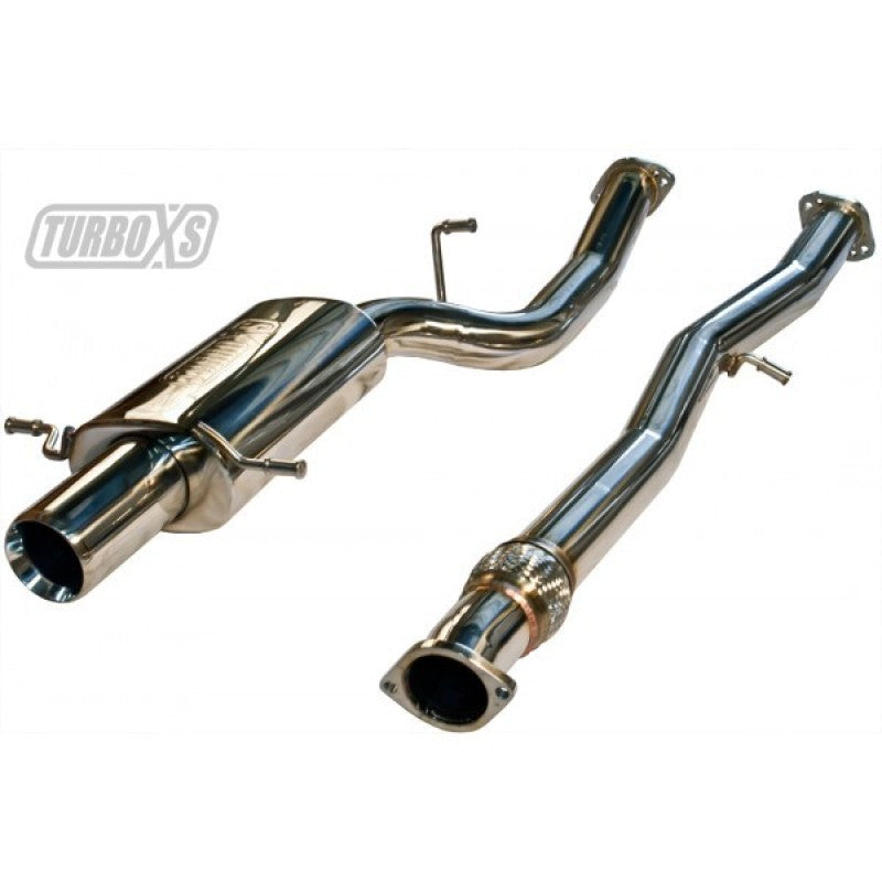 Turbo XS 02-07 WRX-STi Catback Exhaust Polished Tips - Mammoth Racing -