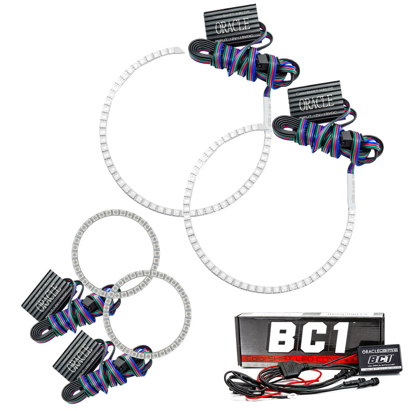 Oracle Mini Cooper 05-08 Halo Kit - ColorSHIFT w/ BC1 Controller - Mammoth Racing -