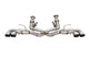 Corsa 2020 Corvette C8 3in Xtreme Cat-Back Exhaust 4.5in Pol Quad Tips - Deletes stock AFM Valve - Mammoth Racing -