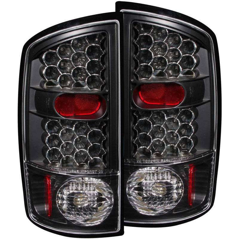 ANZO 2002-2005 Dodge Ram 1500 LED Taillights Black - My Store