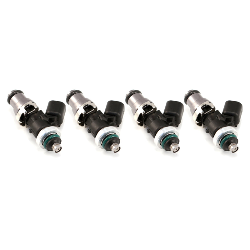 Injector Dynamics 1340cc Injectors-48mm Length-14mm Grey Top-14mm L O-Ring(R35 Low Spacer)(Set of 4) - Mammoth Racing -