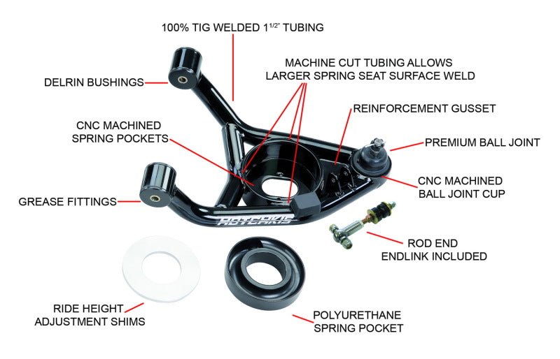 Hotchkis 64-72 GM A-Body Lower A-Arms - Mammoth Racing -