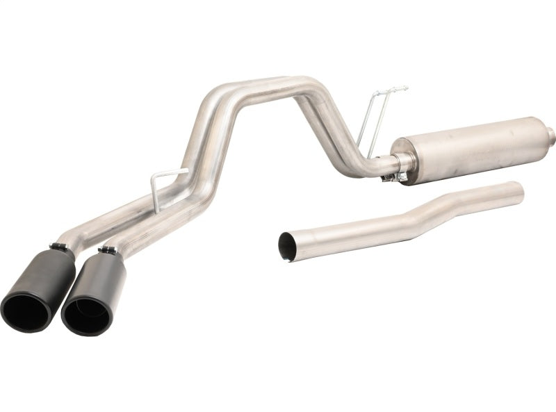 Gibson 20-21 Ford F250/f350 7.3l Black Elite Cat-Back Dual Sport Exhaust System - Stainless - Mammoth Racing -