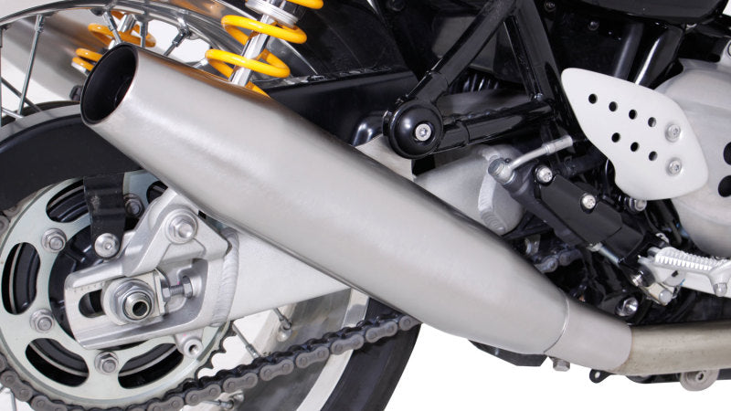 Remus 2016 Triumph Thruxton 1200 (Euro 4) Tapered Stainless Steel Slip On - Left Side - Mammoth Racing -