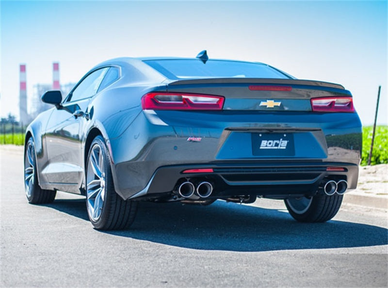 Borla 2016 Chevy Camaro V6 AT/MT ATAK Rear Section Exhaust w/o Dual Mode Valves - My Store