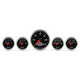 Autometer Designer Black II 3-3/8in and 2-21/16in 5 pc. Electric Speedometer Gauge - My Store
